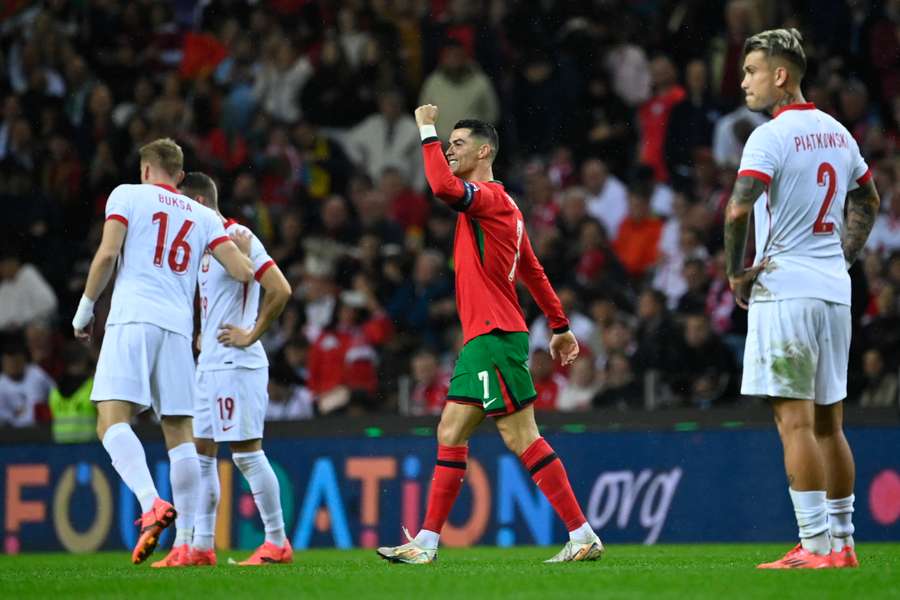 Cristiano Ronaldo proti Polsku dvakrát skóroval a přidal asistenci.