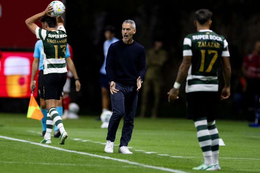 Carlos Vicens durante o SC Braga-Sporting Carlos Vicens durante o SC Braga-Sporting