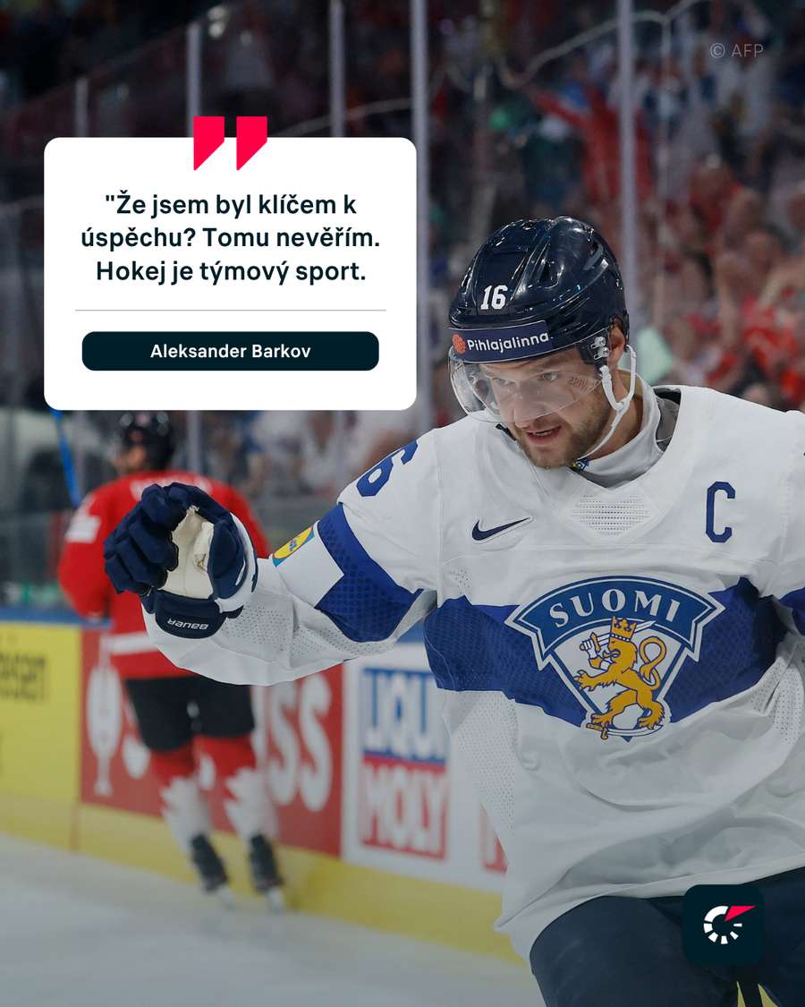 Barkov o vlivu na tým. Barkov o vlivu na tým.