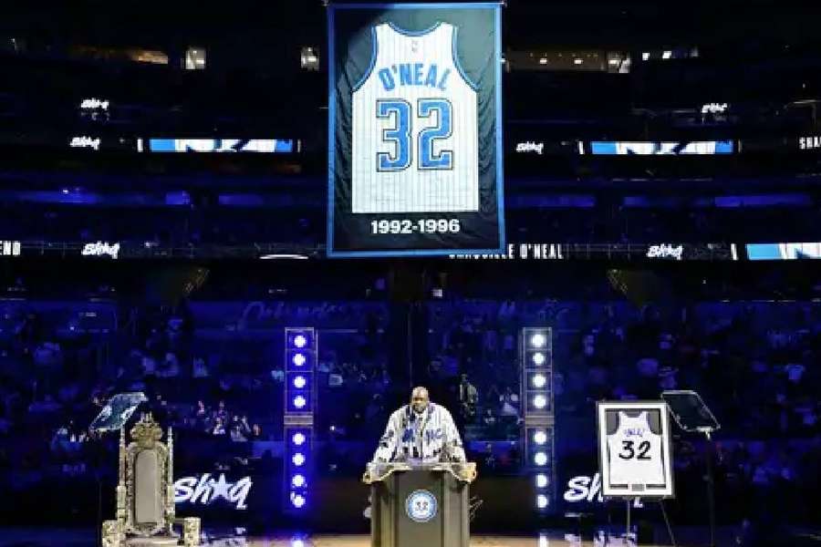 Shaquille O'Neal has been duly honoured