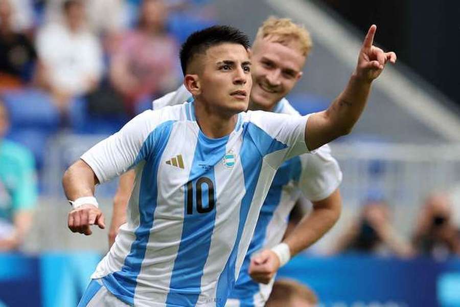 Thiago Almada ha segnato il primo gol dell'Argentina al 47° minuto