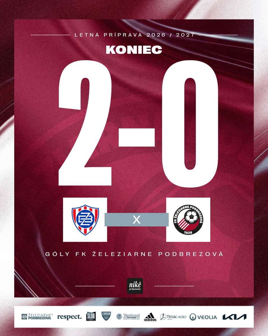 Podbrezová nestačila na Brno. Podbrezová nestačila na Brno.