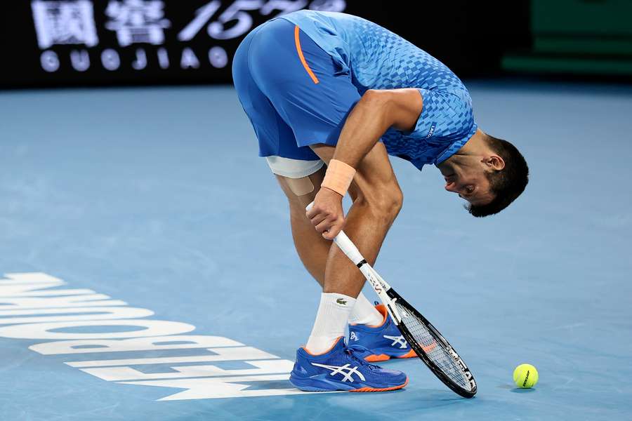 Djokovic attempts to correct his injury concern