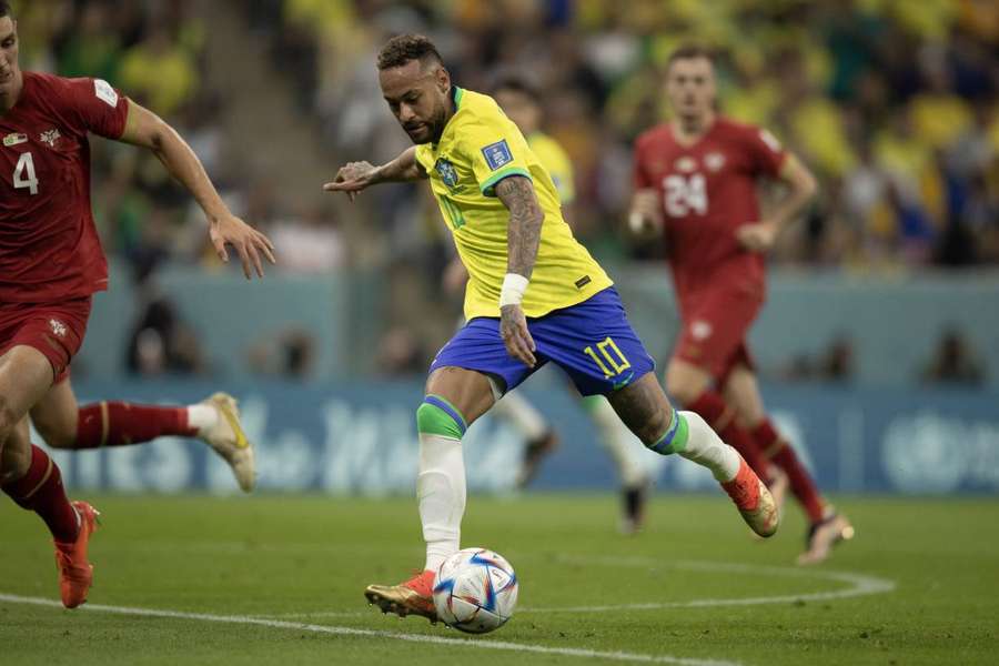 Neymar na estreia da Copa do Mundo do Catar