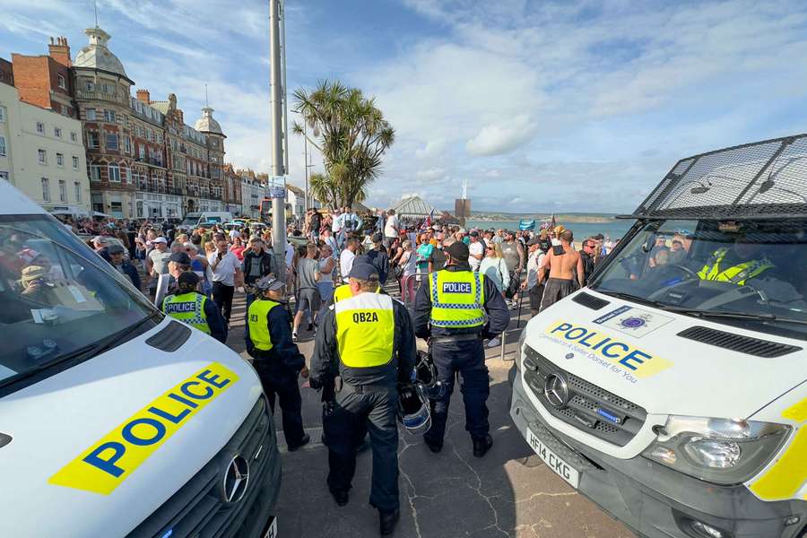 La policía ha estado muy ocupada en Inglaterra en las dos últimas semanas