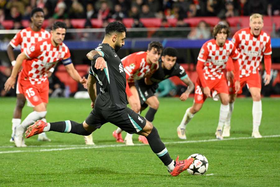 Salah chegou a 50 gols na história da Champions
