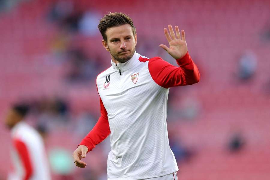 Rakitic avant le match contre Getafe.