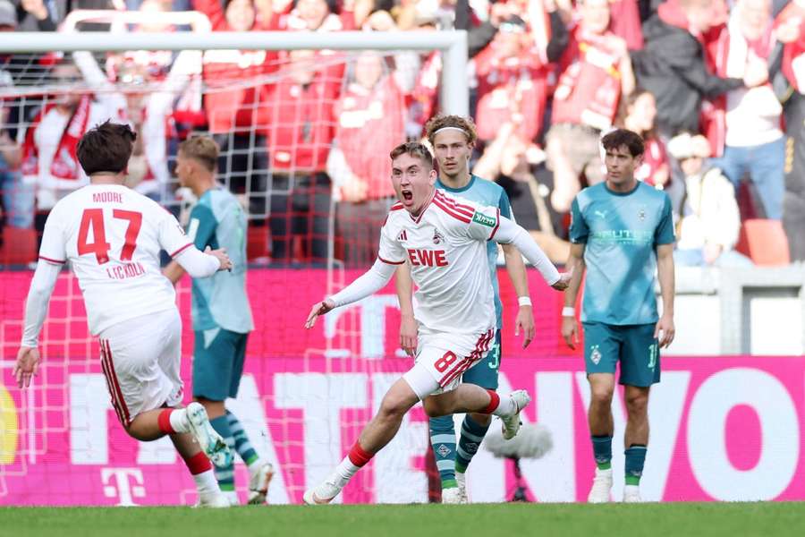 Johannesson dreht ab zum Torjubel
