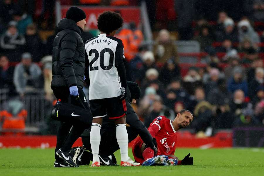 Joel Matip limped off in the second half of Liverpool's thrilling 4-3 win over Fulham at the weekend