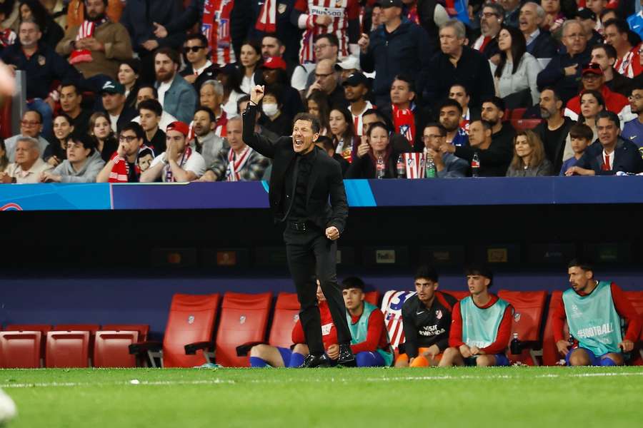 Diego Simeone, treinador do Atlético de Madrid