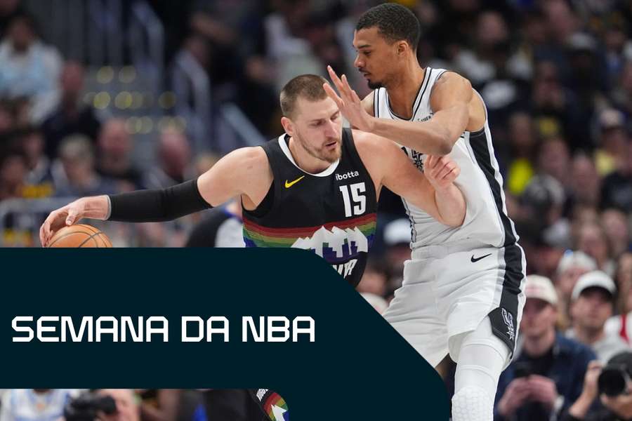 Jokic e Wembanyama se enfrentaram em Denver
