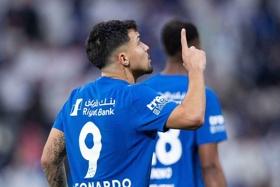 Marcos Leonardo tem média superior a um gol por jogo na liga saudita Marcos Leonardo tem média superior a um gol por jogo na liga saudita