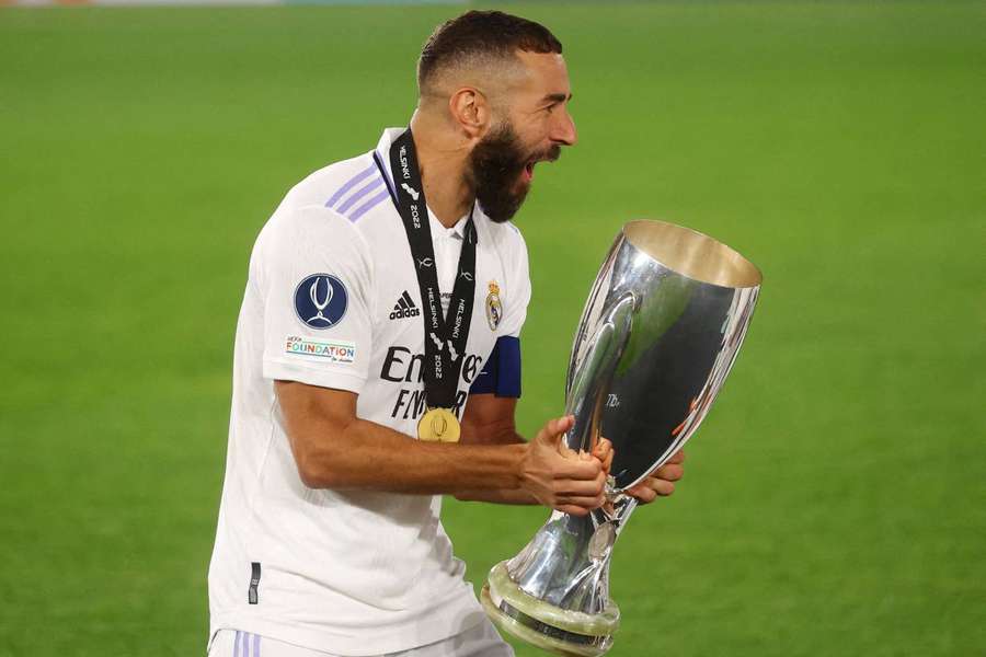 Benzema was on the scoresheet to lift the UEFA Super Cup against Eintracht Frankfurt on Wednesday