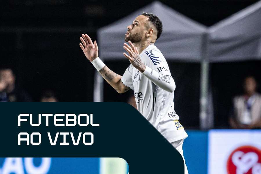 Neymar reestreou pelo Santos no empate com o Botafogo-SP