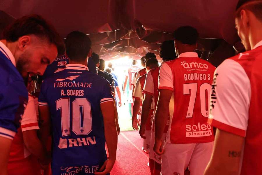 Momentos antes do arranque da Liga 3