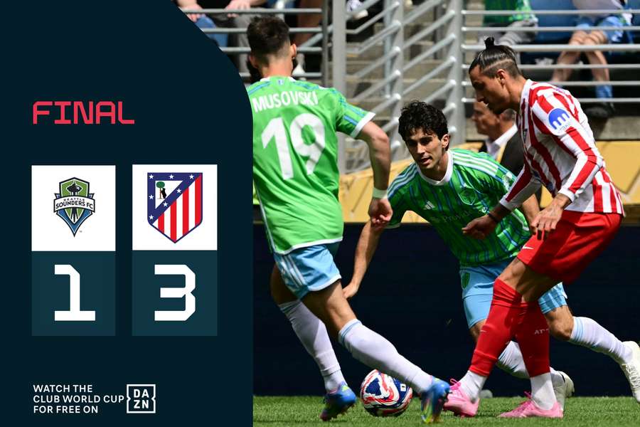 Sigue en directo el Seattle Sounders-Atlético de Madrid en Flashscore