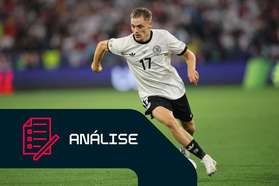 Florian Wirtz jogou recentemente - e marcou - pela Alemanha na derrota com Portugal nas meias-finais da Liga das Nações