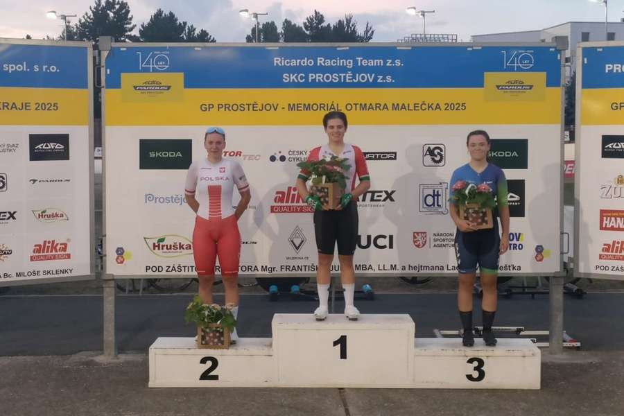 Maria Martins subiu ao lugar mais alto do pódio no Grande Prémio Prostejov