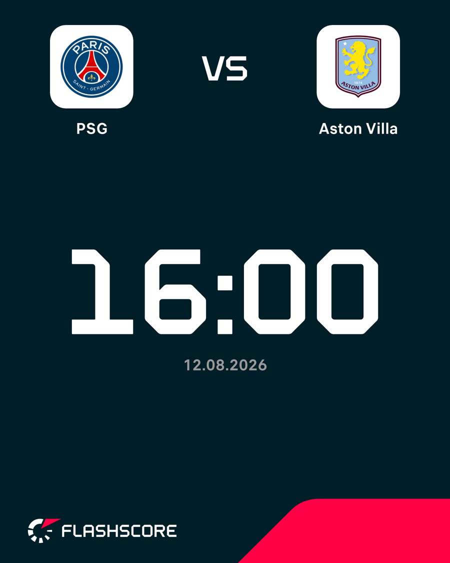 PSG e Aston Villa se enfrentam pela terceira vez