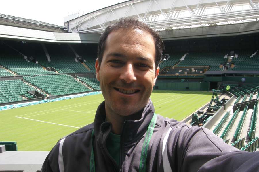 Nuno Lobo Ribeiro em Wimbledon