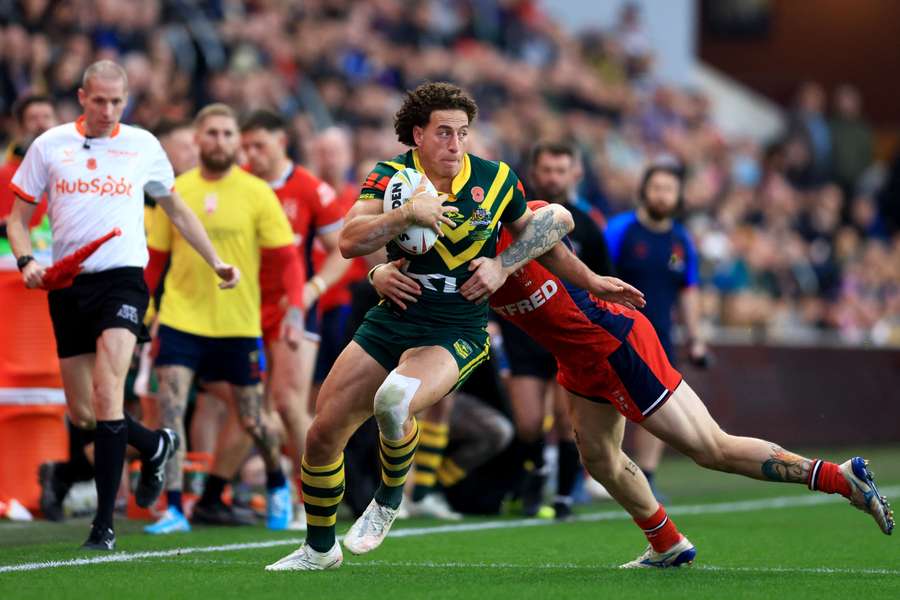 Mark Nawaqanitawase was representing the Kangaroos in the rugby league Ashes less than three months ago.