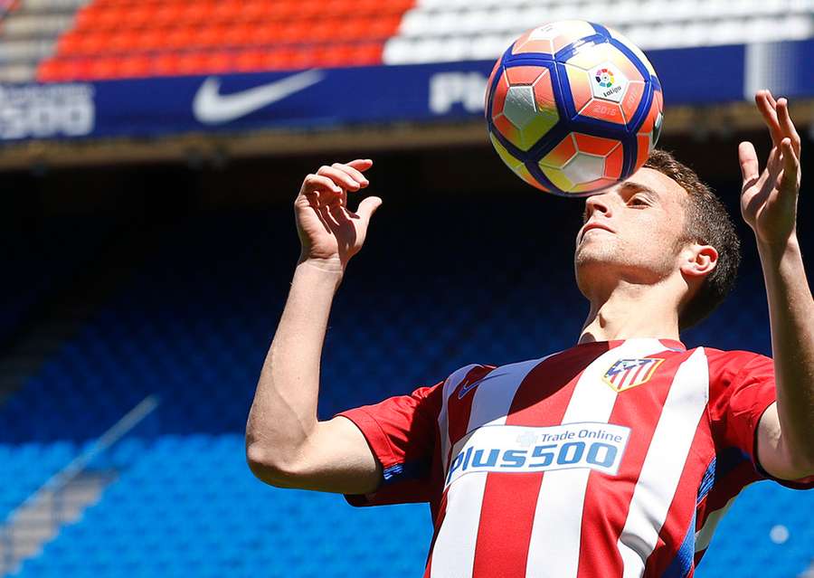 Jota is unveiled as an Atletico player