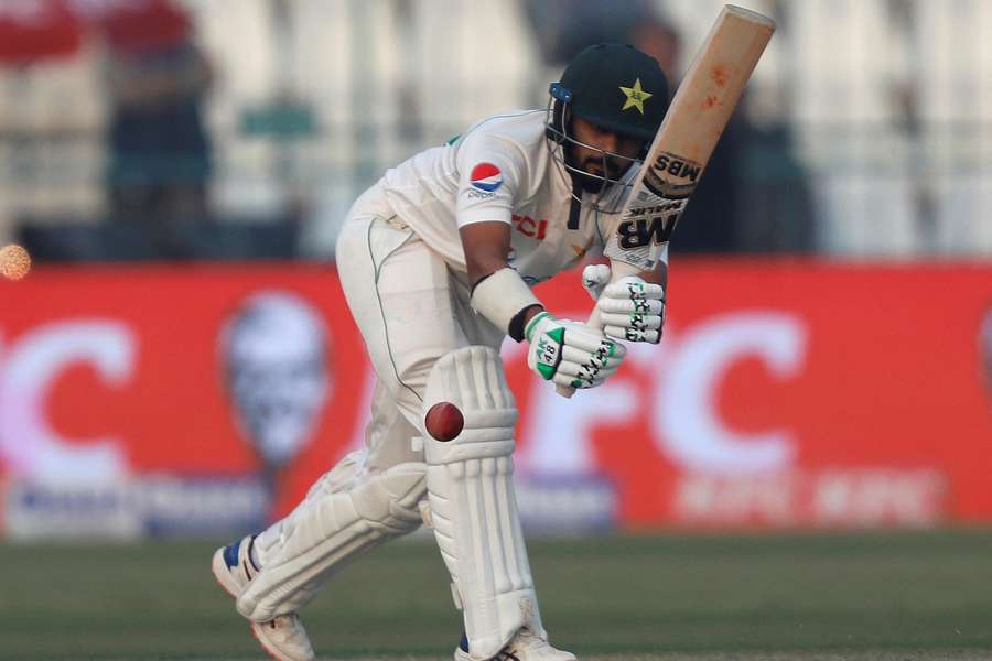 Pakistan's Saud Shakeel in action