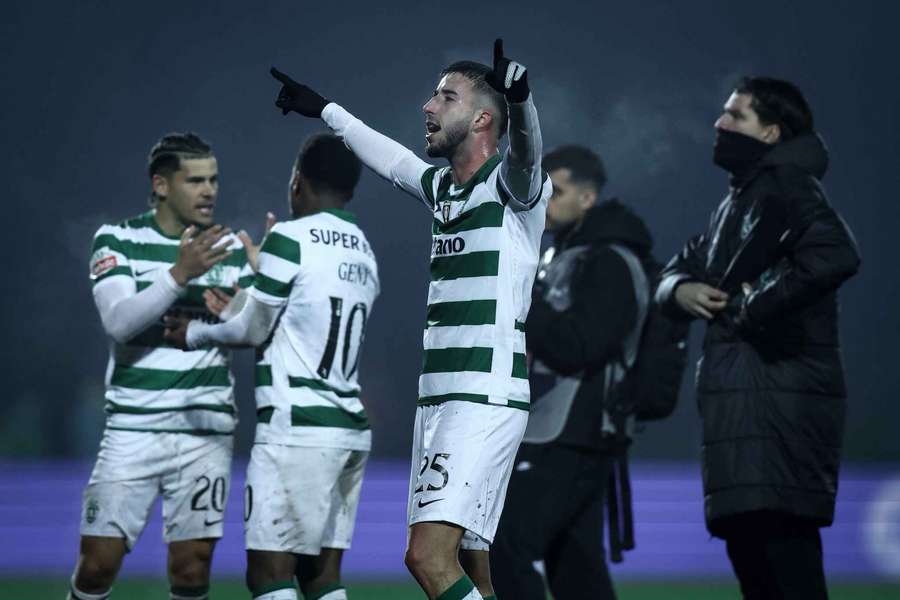 Gonçalo Inácio celebra último triunfo do Sporting