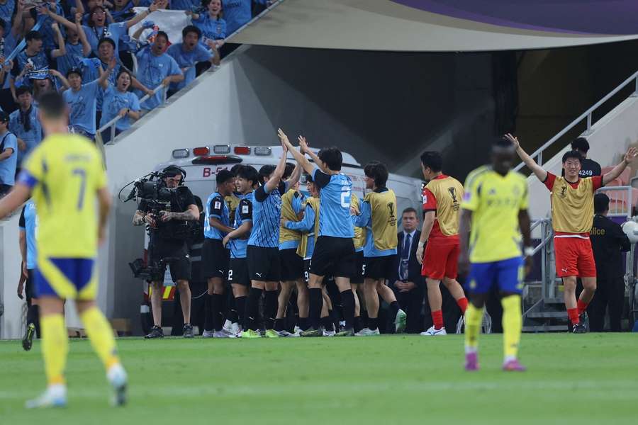 La fête des joueurs de Kawasaki Frontale