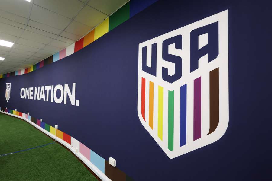 Rainbow-themed badge adorns US facility at Qatar World Cup in support of LGBTQ+ community
