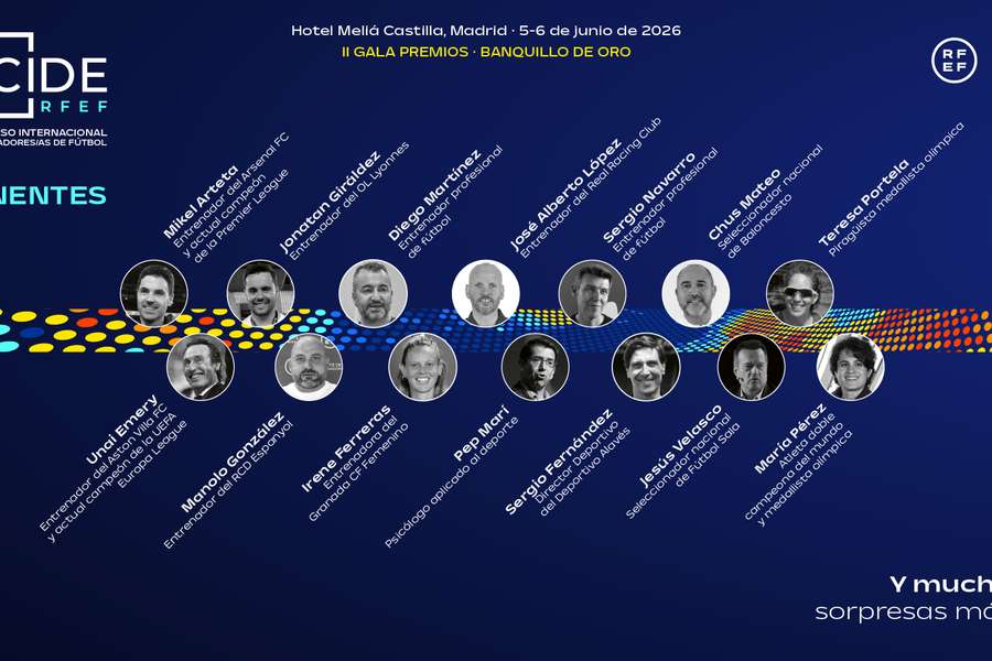 Mikel Arteta y Unai Emery, estrellas del III Congreso Internacional de Entrenadores RFEF