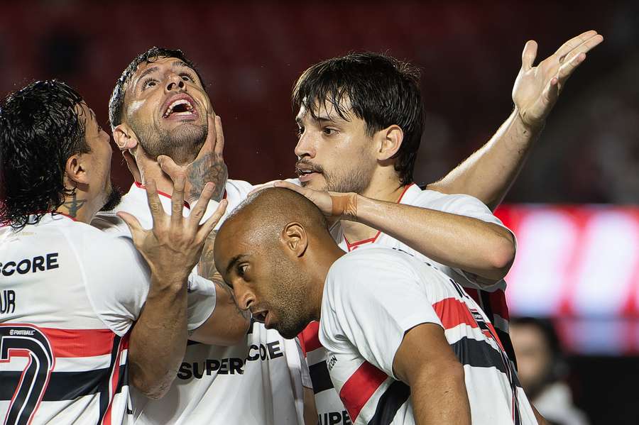 Calleri foi o destaque da vitória tricolor Calleri foi o destaque da vitória tricolor