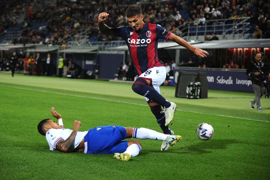 Nicolas Dominguez netted the opener for Bologna in the 32nd minute