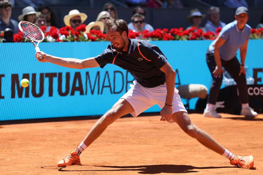 Medvedev ficou pelo caminho em Madrid