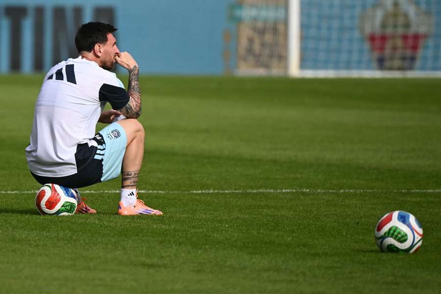 Messi, con Argentina