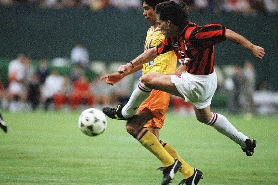 Futre in action for Milan