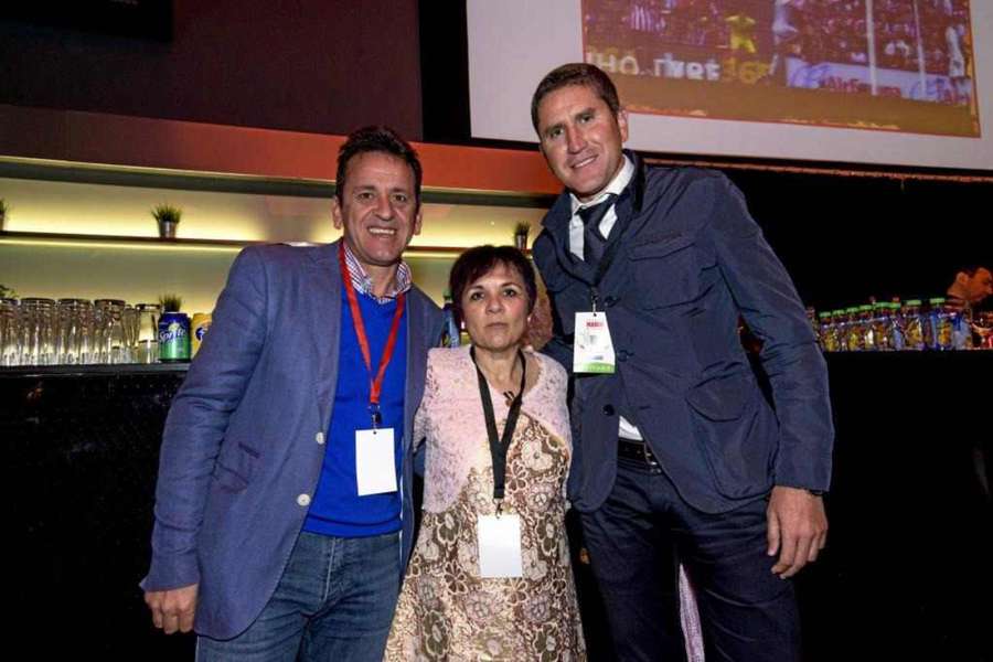 Julia del Mar, con Quique Estebaranz y Juan Carlos Garrido Julia del Mar, con Quique Estebaranz y Juan Carlos Garrido