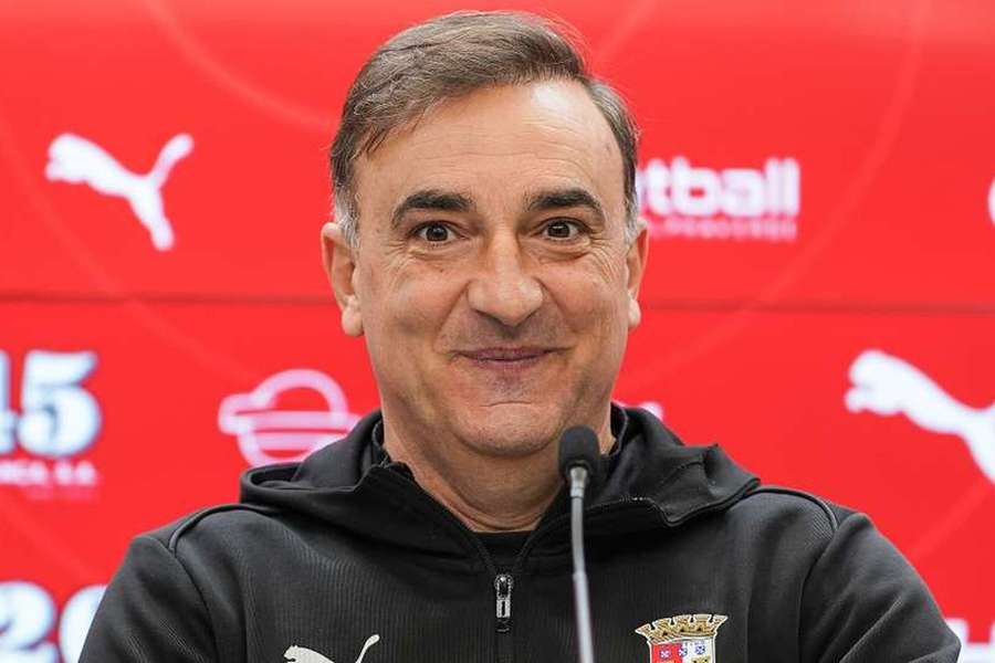 Carlos Carvalhal, treinador do SC Braga