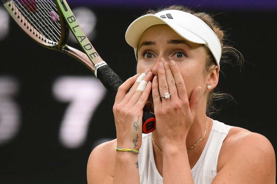 Svitolina in extase na het verslaan van nummer één Swiatek