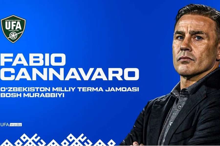 Fabio Cannavaro nowym trenerem Uzbekistanu