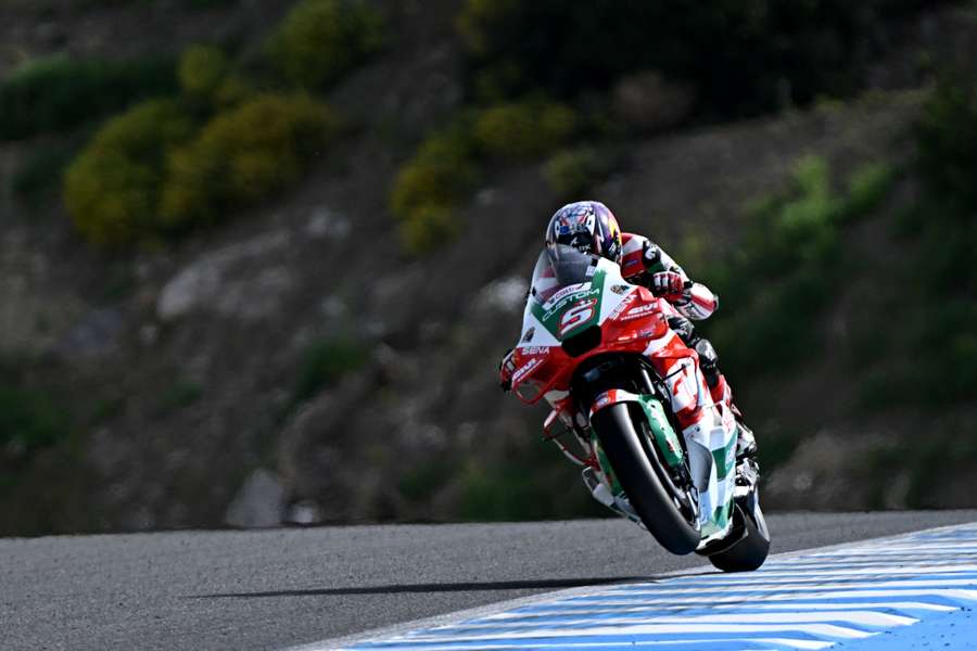 Johann Zarco esta sexta-feira em Espanha