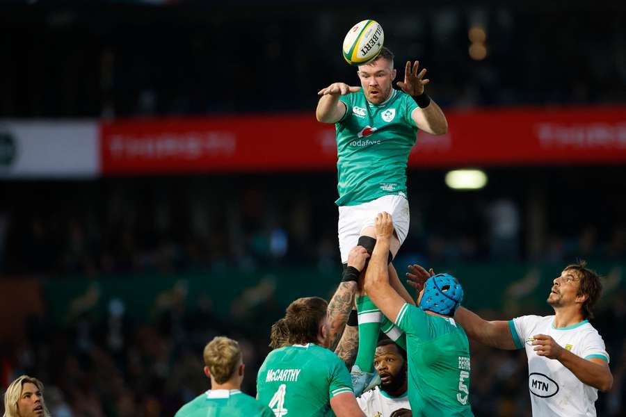 O'Mahony in action during the first Test in Pretoria