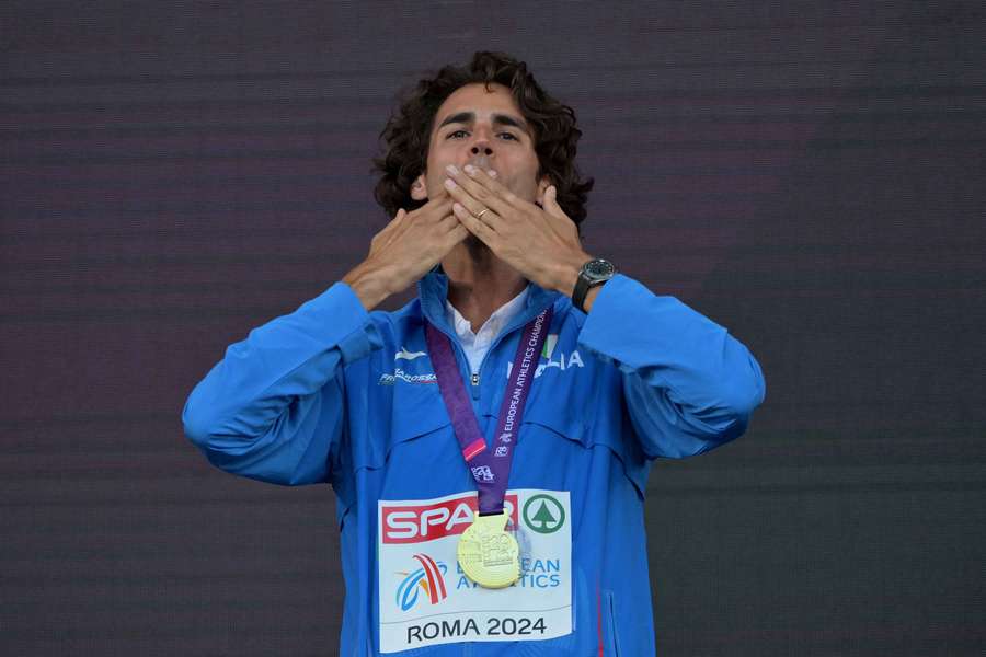 Gianmarco Tamberi, campeão olímpico do salto em altura