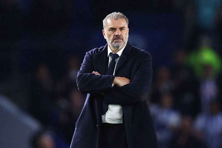 Ange Postecoglou bastante irritado após derrota com o Brighton