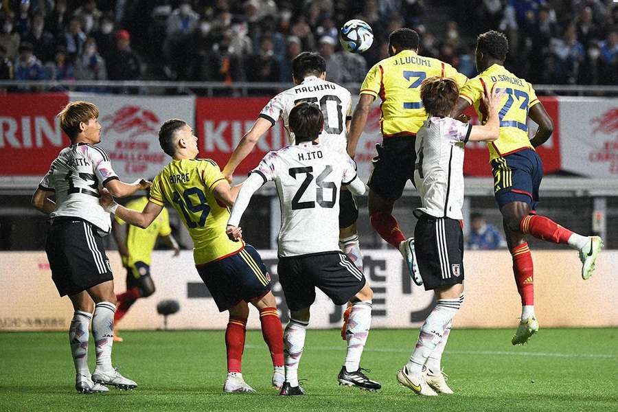 A Colômbia venceu o Japão em jogo amigável