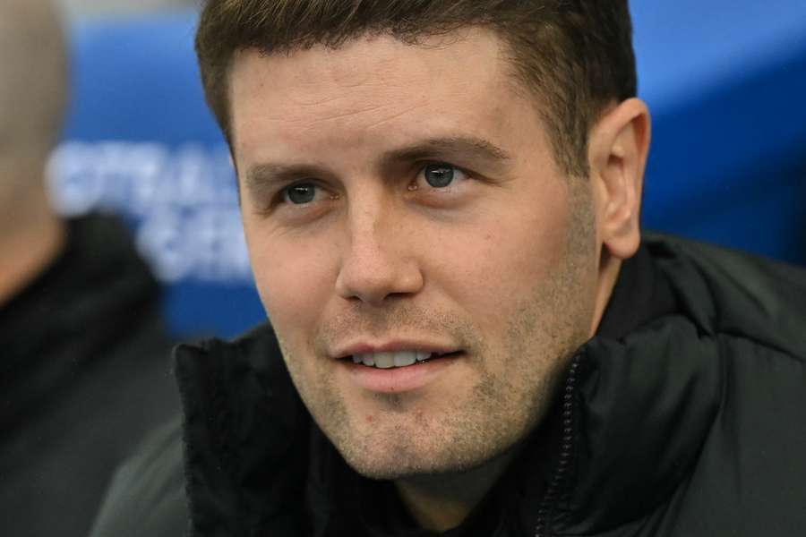 Brighton's German head coach Fabian Hurzeler