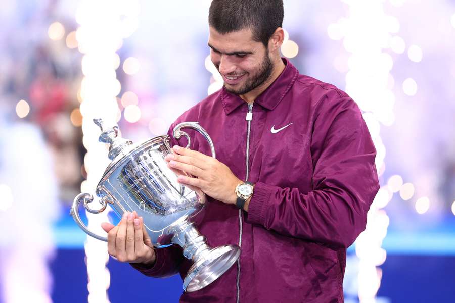 L'anno scorso Alcaraz batté in finale Sinner agli US Open in quattro set