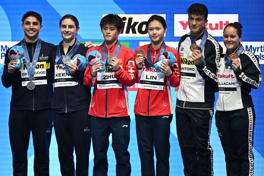 Mondiali di nuoto, bronzo all'Italia nel sincro misto dei tuffi da 3 metri