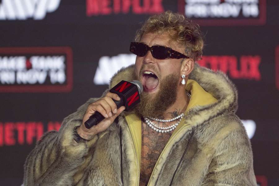 Paul speaks during a New York press conference in September