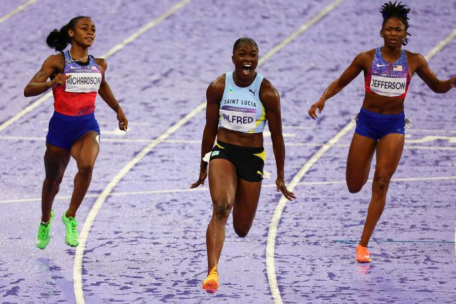 Julien Alfred, campioana olimpică surpriză de la 100 m feminin